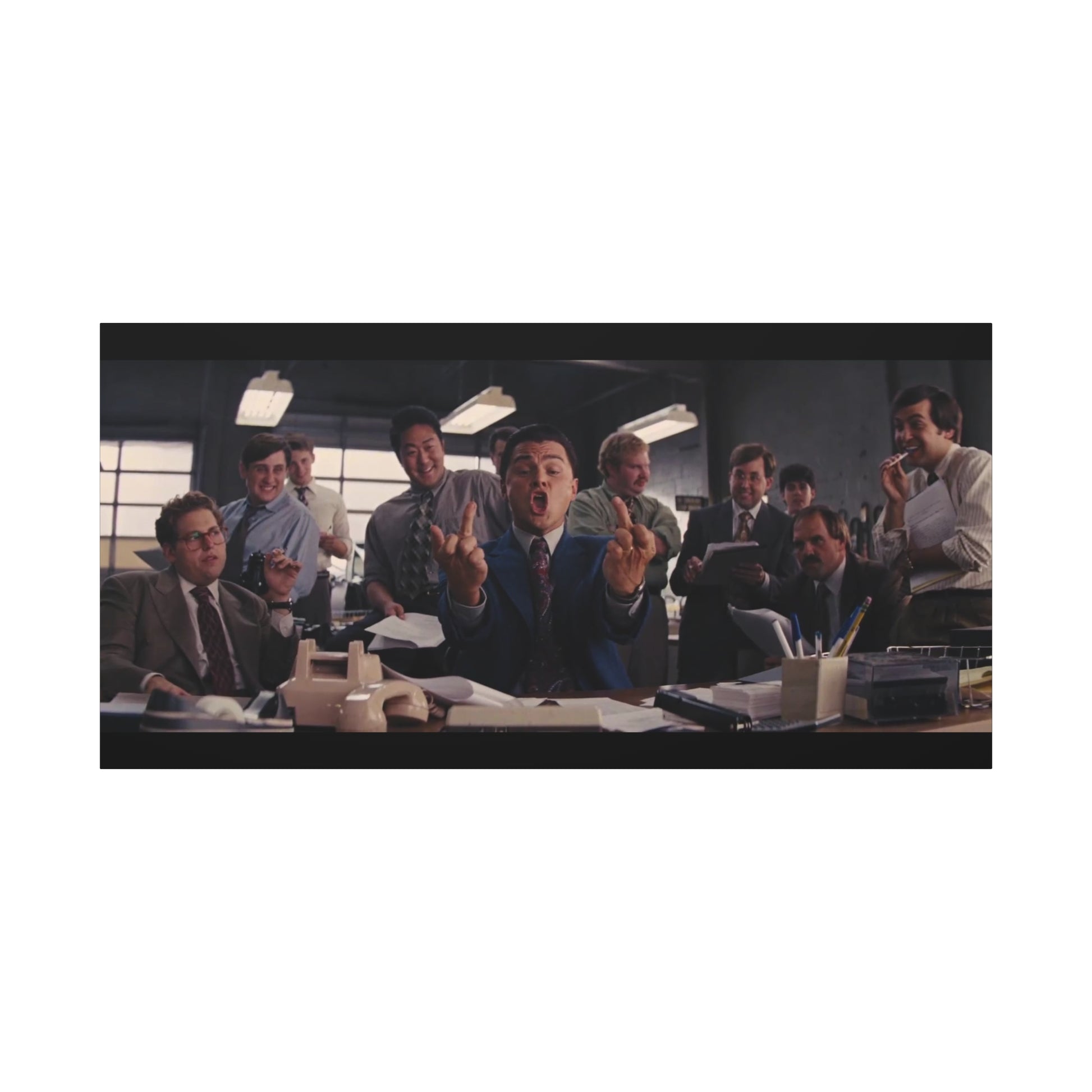 $Wolf Of Wall ST Canvas