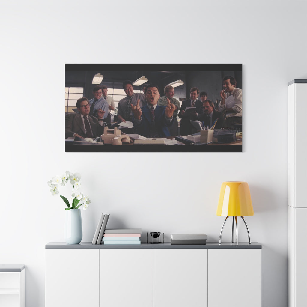 $Wolf Of Wall ST Canvas